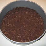 Frozen Chocolate Cheesecake crust
