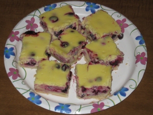 Lemon-Blueberry Cheesecake Bars