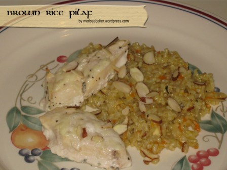 "Brown Rice Pilaf" by marissabaker.wordpress.com