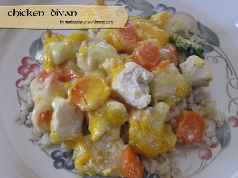 Chicken Divan recipe by marissabaker.wordpress.com