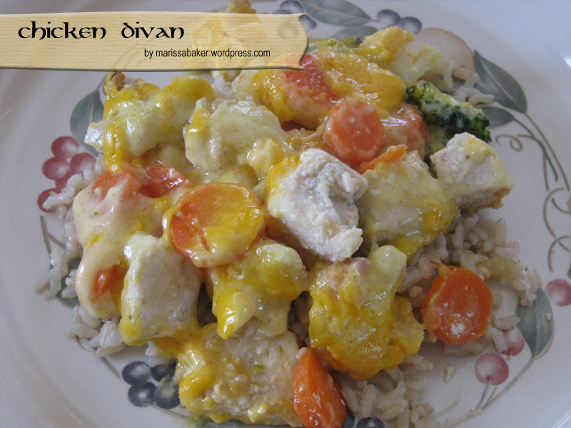 Chicken Divan recipe by marissabaker.wordpress.com