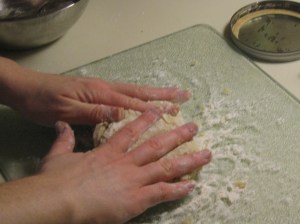 shortbread crust for Almond Raspberry Cheesecake recipe by marissabaker.wordpress.com