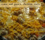 Tuna and Pasta Cheddar Melt recipe. marissabaker.wordpress.com