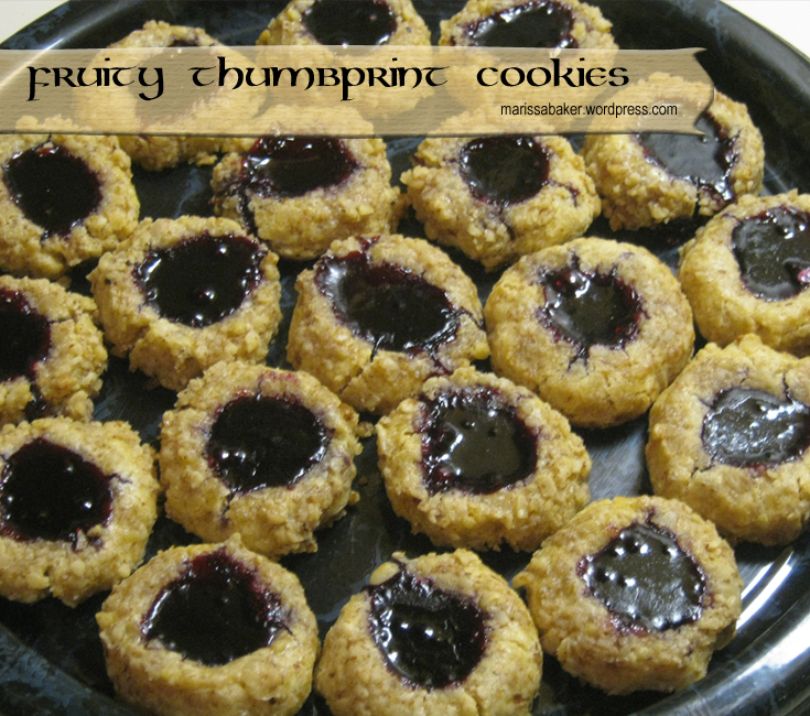 Fruity Thumbprint Cookie recipe by marissabaker.wordpress.com