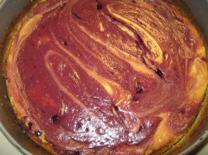 Berry Swirl Cheesecake recipe by marissabaker.wordpress.com