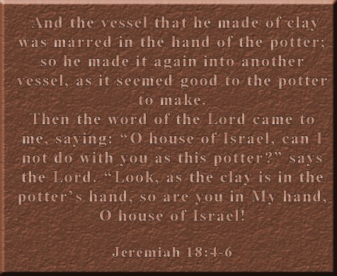 The Potter's Hands (Free Will, Part 1) | marissabaker.wordpress.com