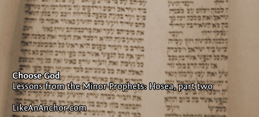 Choose God (Lessons from Hosea, part&nbsp;two)