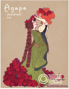 Disney explains Greek words for love, by Blair a.k.a. GraphiteDoll