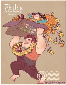 Disney explains Greek words for love, by Blair a.k.a. GraphiteDoll