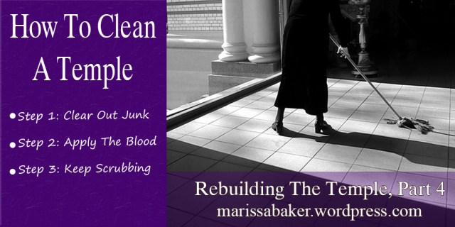 How To Clean A Temple| marissabaker.wordpress.com
