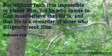 The Foundation: Faith Toward God | marissabaker.wordpress.com