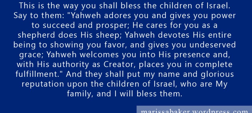 God’s Message Through the Aaronic Blessing