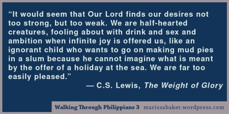 click to read article, Walking Through Philippians 3: Paul's Thoughts on Following Jesus | marissabaker.wordpress.com