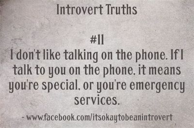 some thoughts for introverts. Click to read article, "Maybe The Telephone Isn't An Enemy" | marissabaker.wordpress.com