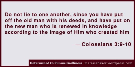 click to read article, "Determined to Pursue Godliness" | marissabaker.wordpress.com