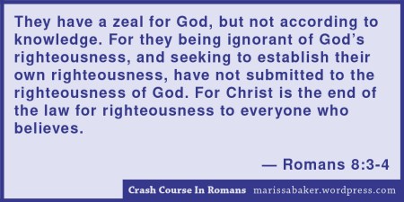 click to read article, "Crash Course In Romans" | marissabaker.wordpress.com