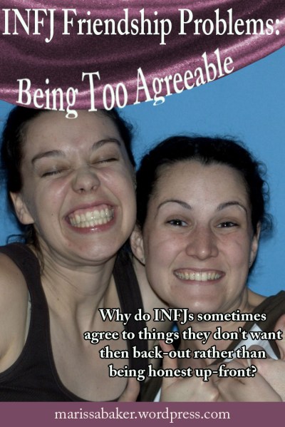 click to read article, "The Problem of Being Too Agreeable" | marissabaker.wordpress.com