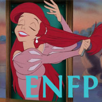 Ariel - ENFP. Visit marissabaker.wordpress.com for more Disney princess types