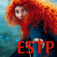 Merida - ESTP. Visit marissabaker.wordpress.com for more Disney princess types