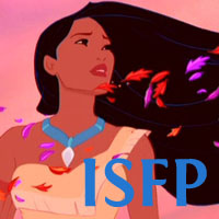 Pocahontas - ISFP. Visit marissabaker.wordpress.com for more Disney princess types