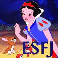 Snow White - ESFJ. Visit marissabaker.wordpress.com for more Disney princess types