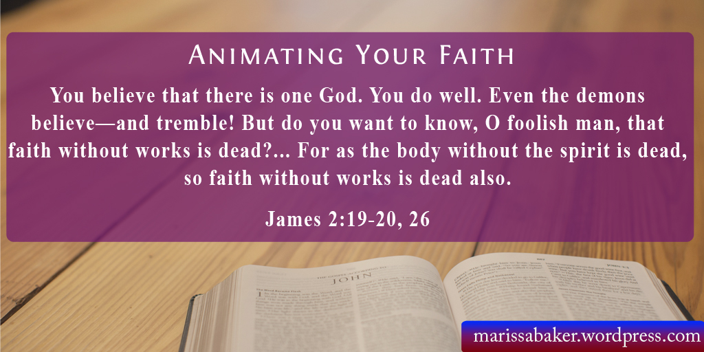 click to read article, "Animating Your Faith" | marissabaker.wordpress.com