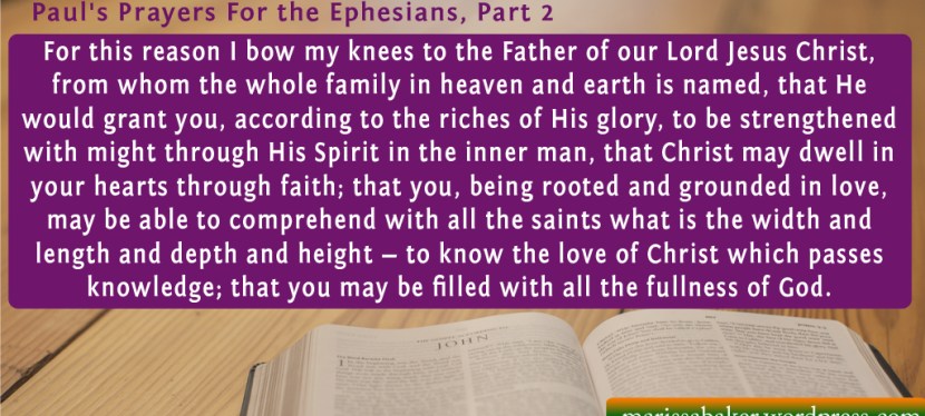 Asking The Father To Work In And Complete Us