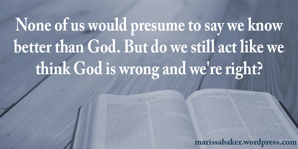 click to read article, "Too Proud To Follow God" | marissabaker.wordpress.com