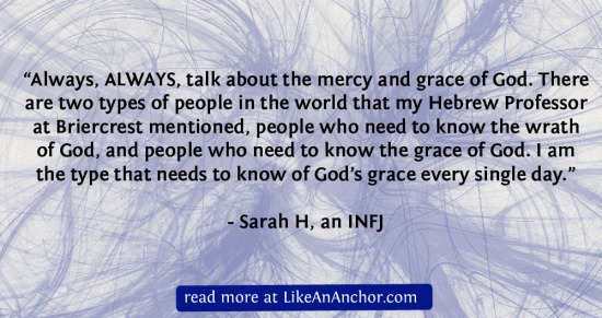 Mercy and Truth Meet Together: INFJ Christians | LikeAnAnchor.com