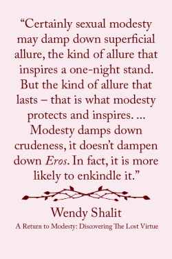 click to read article, "Not Ashamed of Modesty" | marissabaker.wordpress.com