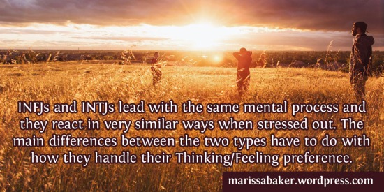 Thinking vs. Feeling in INxJ Personality Types" | marissabaker.wordpress.com