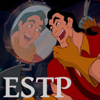 Gaston - ESTP. Visit marissabaker.wordpress.com for more Disney villain types