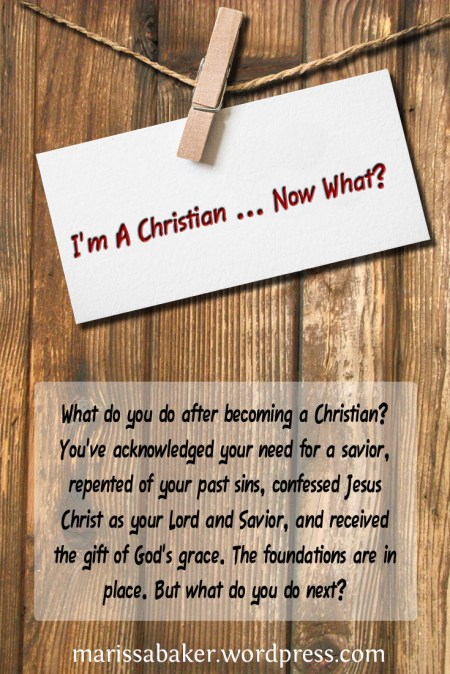 I'm A Christian ... Now What? | marissabaker.wordpress.com
