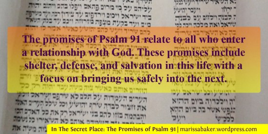 In The Secret Place: The Promises of Psalm 91 | marissabaker.wordpress.com