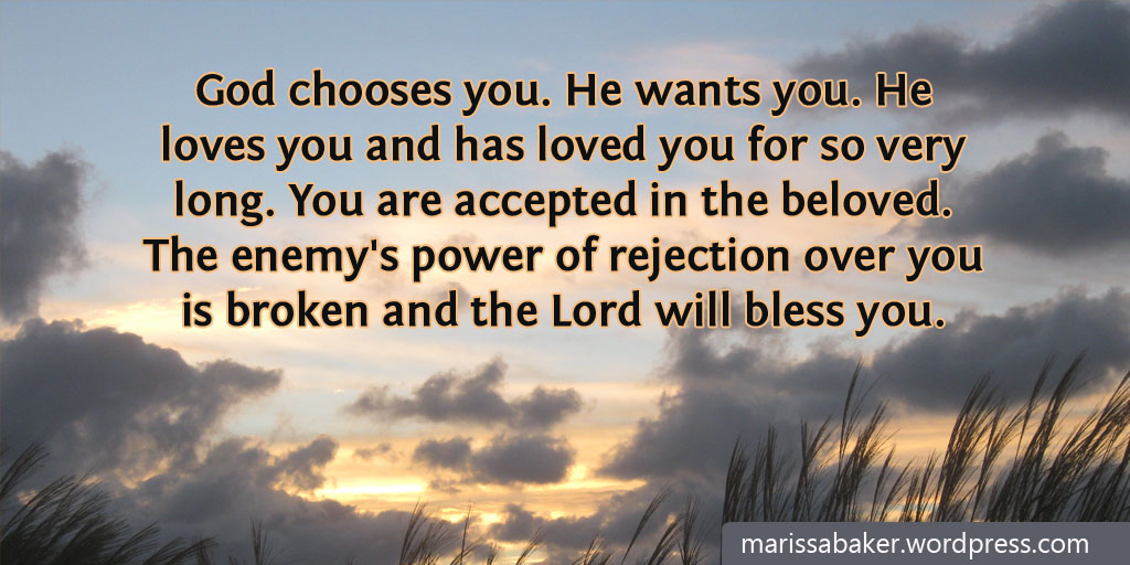 I Am Chosen | marissabaker.wordpress.com