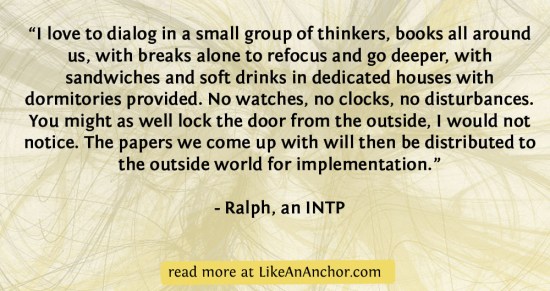 To Seek And Search Out By Wisdom: INTP Christians