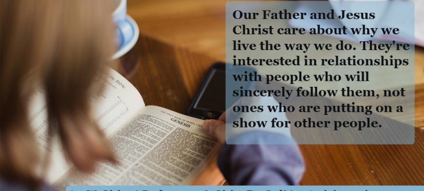 Are We Living A Performance Or Living For God?