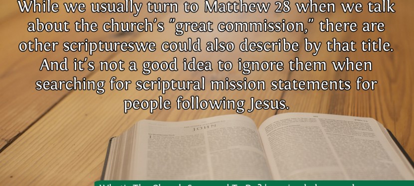 What’s The Church Supposed To&nbsp;Do?