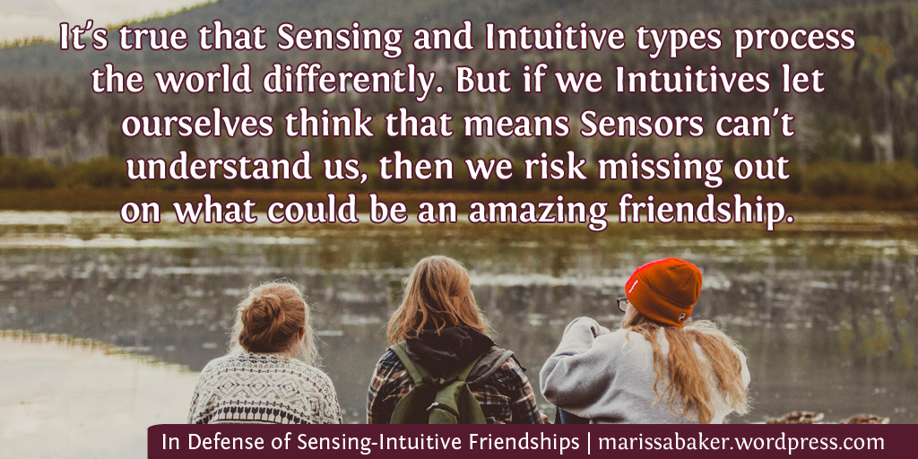 In Defense of Sensing-Intuitive Friendships | marissabaker.wordpress.com