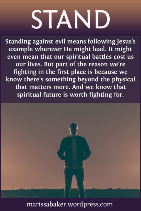 Stand | marissabaker.wordpress.com