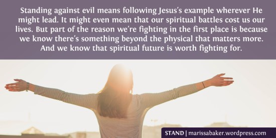 Stand | marissabaker.wordpress.com