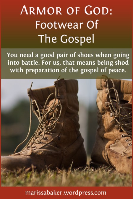Footwear Of The Gospel | marissabaker.wordpress.com