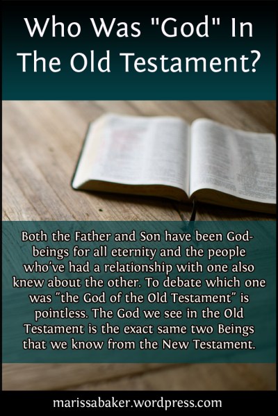 Who Was "God" In The Old Testament? | marissabaker.wordpress.com