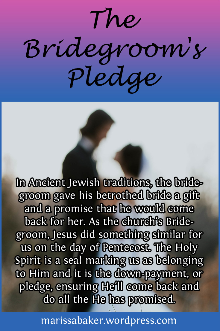 The Bridegroom's Pledge | marissabaker.wordpress.com