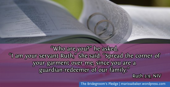The Bridegroom's Pledge | marissabaker.wordpress.com