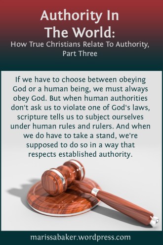 Authority In The World | marissabaker.wordpress.com