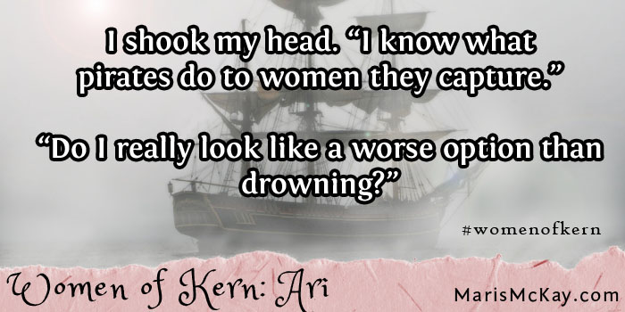 Read more of Ari's story in the new fantasy collection "Women of Kern" from Maris McKay https://amazon.com/author/marismckay