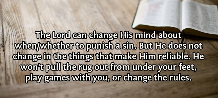 Does God Change His Mind About What He Expects Of&nbsp;Us?