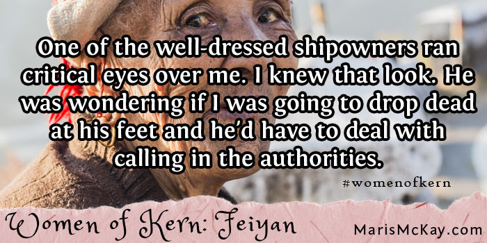Read more of Feiyan's story in the new fantasy collection "Women of Kern" from Maris McKay https://amazon.com/author/marismckay
