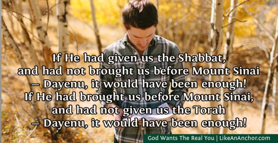 God Wants The Real You | LikeAnAnchor.com